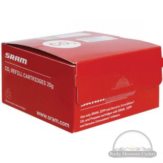 sram co2 cartridge 20g threaded 20 box orm d
