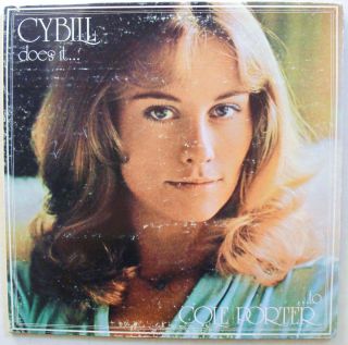 Cybil Shepherd Cybil Does It to Cole Porter LP Record Anything Goes