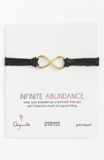 Dogeared Infinity Cord Bracelet