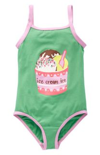 Mini Boden Print Swimsuit (Toddler)