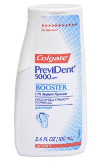 Colgate PreviDent 5000 ppm Booster Spearmint 3.4 oz (100 ml)