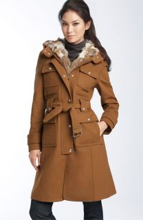 Laundry by Shelli Segal Melton Wool Trench Coat