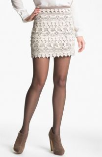 Lush Banded Crochet Skirt (Juniors)