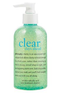 philosophy clear days ahead acne treatment cleanser