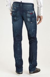 Dsquared2 Avatar Slim Fit Jeans (Blue Wash)