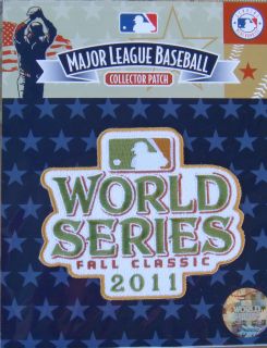 Official Collector MLB Baseball Patch Fall Classics World Series 2011