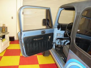 1981 1986 Jeep CJ7 CJ8 Black Interior Door Panels