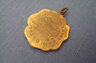 old lodge pendant 1917 collingswood nj nr