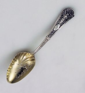 Albert Coles Cupid Sterling Figural Ice Cream Spoons
