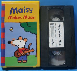  Makes Music Children Kids VHS Video Tape Funny Movie Clam Case