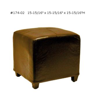  Vinyl Upholstered Occasional Accent Club Chair Stool 174 02