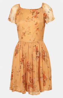 Topshop Autumn Meadow Print Dress