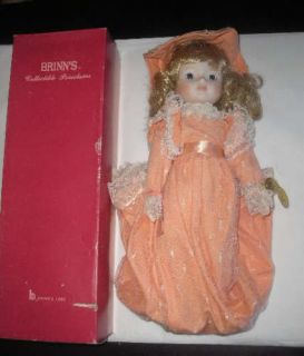 Brinns Collectible Porcelain Musical Doll Love Story