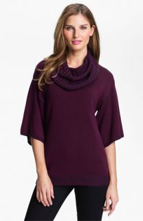 Fever Cowl Neck Three Quarter Sleeve Sweater (Online Exclusive)