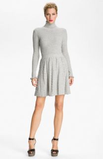 RED Valentino Cable Knit Turtleneck Dress