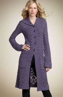 Beth Bowley Pointelle Sweater Jacket