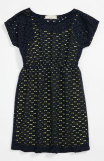 Soprano Laser Cutout Knit Dress (Little Girls)