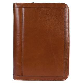 FranklinCovey Classic Vintage Leather Wire bound Cover   Tan