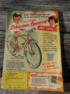 Vintage Schwinn Corvette Bike Bicycles Ad Advertisement from 1956