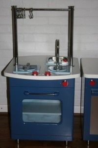 Pottery Barn Kids Metro Kitchen Set Sink Oven Dishwasher Blue