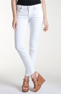 7 For All Mankind® Slim Leg Ankle Jeans (White Wash)