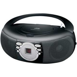 COBY MPCD285 PORTABLE AM FM RADIO  CD PLAYER WITH MINI STEREO