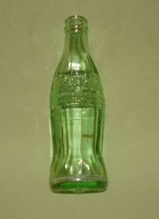 oz Coca Cola Glass Soda Pop Bottle Embossed Coke Logo Valdosta GA