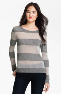 Vince Camuto Shimmer Stripe Knit Sweater