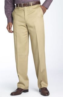 Linea Naturale Flat Front Gabardine Trousers