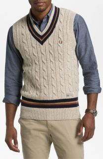 Fred Perry V Neck Lambswool Sweater Vest