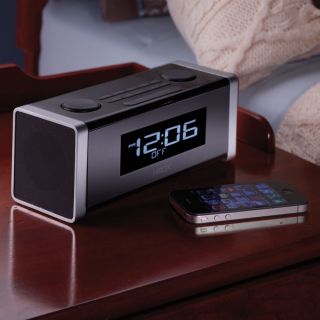 BLUETOOTH CLOCK RADIO iPad iPhone Android WAKE TO YOUR OWN MUSIC