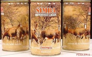 Simba C s Beer Can Swaziland Africa Bleasbuck Can N0 22