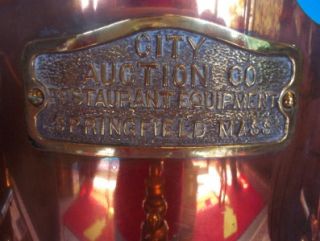 large vintage copper coffee urn