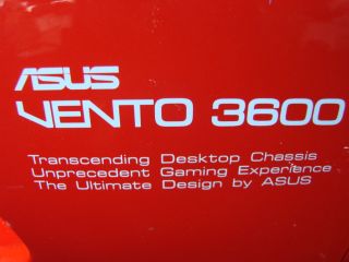 EUC Sleek ASUS Vento 3600 Gaming Case Cherry Mid Tower Semi Modular