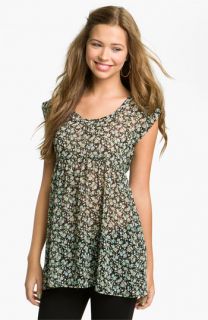 Elodie Lace Back Floral Tunic (Juniors)