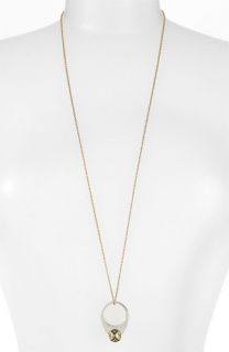 House of Harlow 1960 Engraved Orb Pendant Necklace