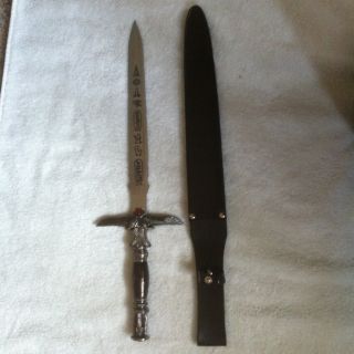 Egyptian Collectors Knife w Sheath 11 Blade