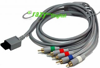 For Nintendo Wii AV Audio Video Component HD Cable HDTV
