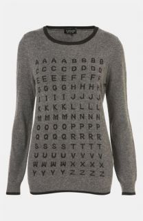 Topshop Alphabet Sweater