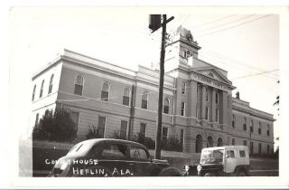 Alabama Al Heflin Cleburne County Court House RPPC