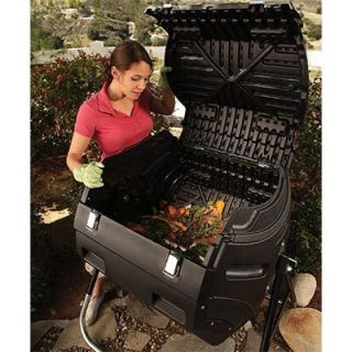 Lifetime 80 Gallon Tumbler Composter ★ Bonus 3 PC Hand Tool Set