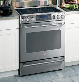GE Cafe 30 Commercial Style Radiant Range CS980SNSS