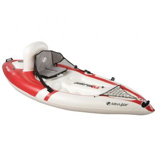This QuickPak K1 Coverless Kayak from Coleman features recessed