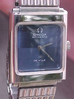 Vintage Omega DeVille SS 24 Jewel Rectangular Automatic