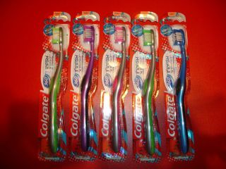 LOT OF 5 COLGATE 360 FRESH N PROTECT MANUAL TOOTHBRUSH SOFT 8+ AGE