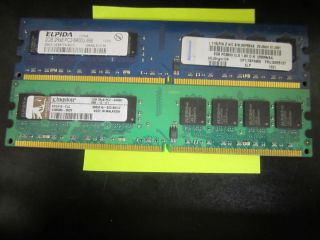 Desktop RAM 4GB 2X2GB PC2 6400 800MHZ 2RX8 DDR2 240PINS DIMM NON ECC