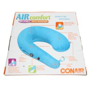 Conair NM15 Comfort Inflatable Neck Massager Travel Pillow Plush