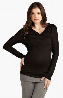 Maternal America Maternity Draped Top