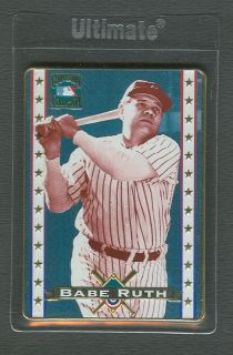 Babe Ruth New York Yankees Cooperstown Collection Card