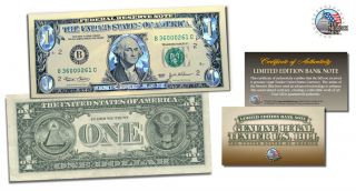  Bill Colorized Legal Federal Note ★ 999 Silver Hologram Bill